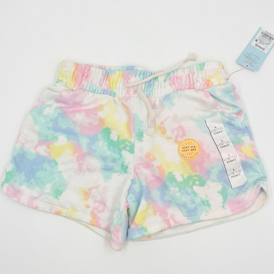 Short Cat & Jack de Punto Tie-Dye Pastel para Niña