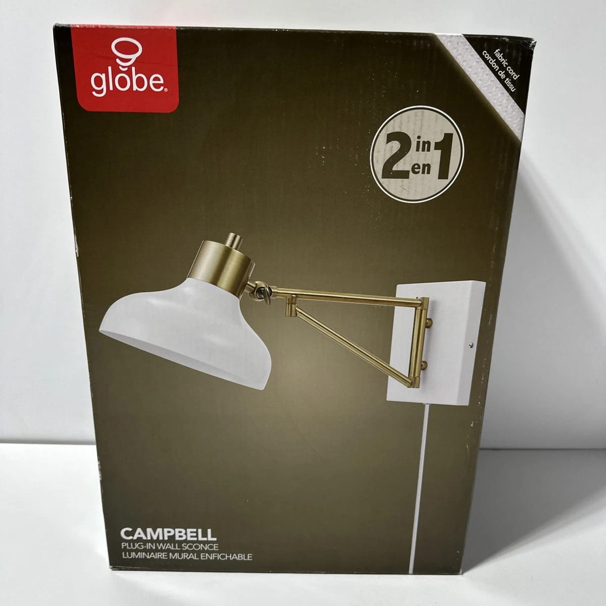 Lampara Globe Electric