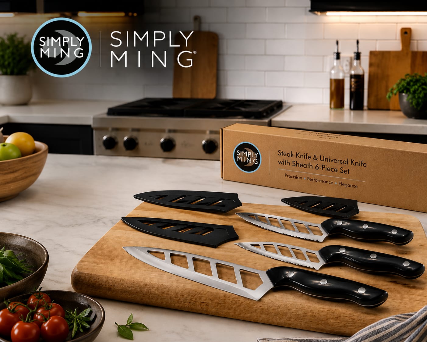 🔪 Set de Cuchillos Premium Simply Ming